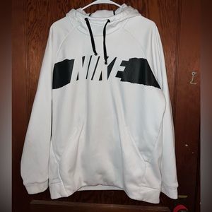 White Nike Drifit sweatshirt